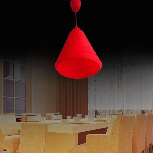 Rustic Style Colorful Silicone Pendant Light - Image 3