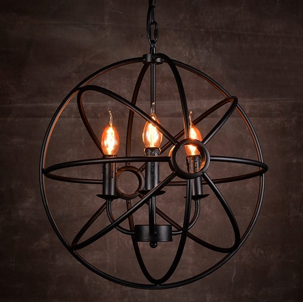 Retro Pendant Light with Metal Umbrella Shade in Old Factory Style - Image 7