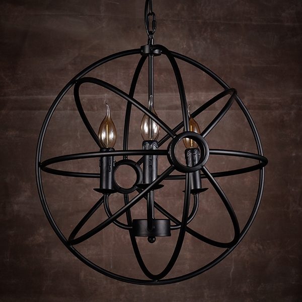 Retro Pendant Light with Metal Umbrella Shade in Old Factory Style - Image 2