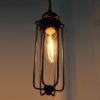 Industrial One Light Mini Hanging Pendant in Pewter Finish - Image 3