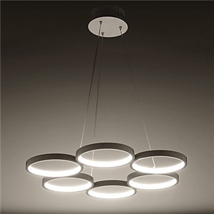 The Circular Ring Acrylic Chandelier Chandelier Style Warm Energy Saving