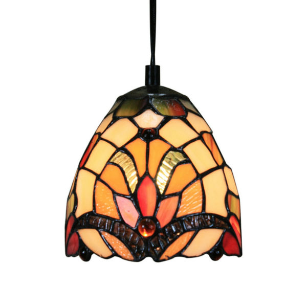 6inch European Pastoral Retro Style Pendant Light Multicolor Pattern Shade Bedroom Living Room Dining Room Kitchen Lights - Image 7