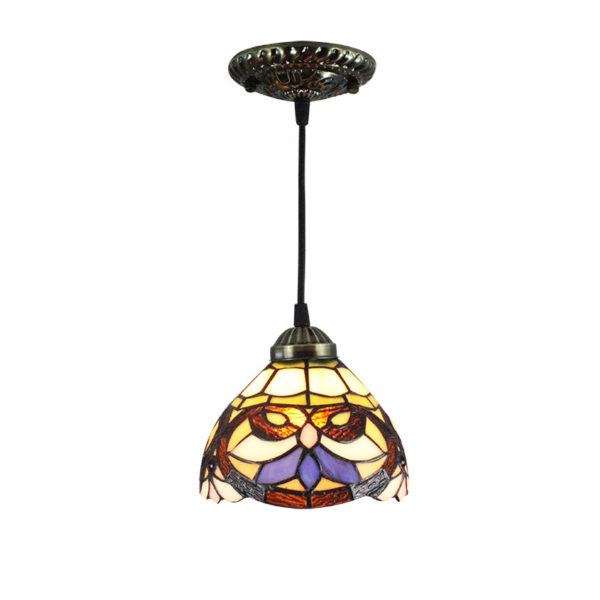 6inch European Pastoral Retro Style Pendant Light Multicolor Pattern Shade Bedroom Living Room Dining Room Kitchen Lights - Image 8