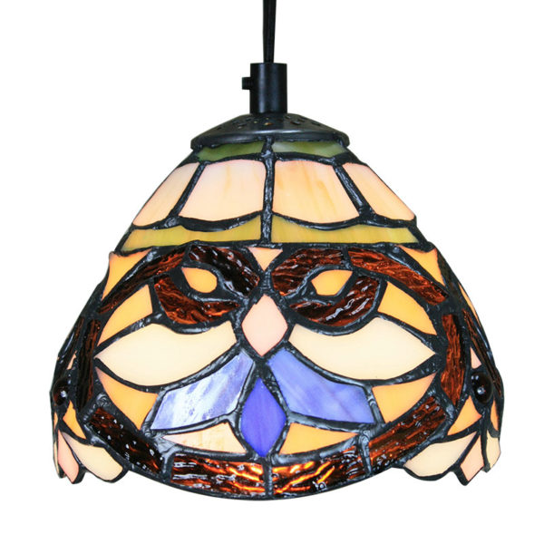 6inch European Pastoral Retro Style Pendant Light Multicolor Pattern Shade Bedroom Living Room Dining Room Kitchen Lights - Image 3