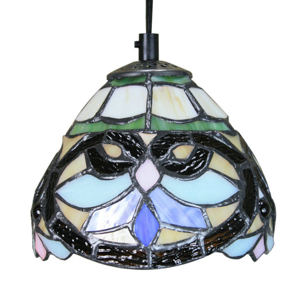 6inch European Pastoral Retro Style Pendant Light Multicolor Pattern Shade Bedroom Living Room Dining Room Kitchen Lights - Image 4