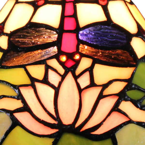 6inch European Pastoral Retro Style Pendant Light Dragonfly and Lotus Pattern Shade Bedroom Living Room Dining Room Kitchen Lights - Image 5