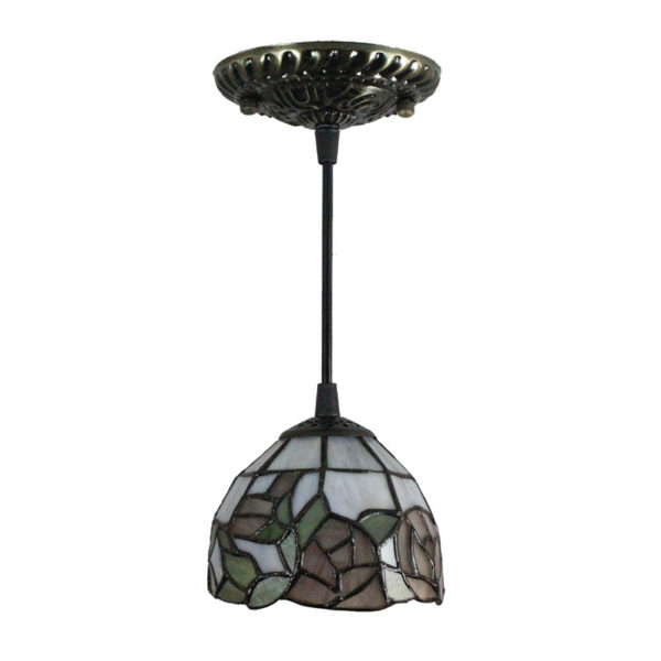 6inch European Pastoral Retro Style Pendant Light Colorful Flowers Pattern Shade Bedroom Living Room Dining Room Kitchen Lights - Image 8