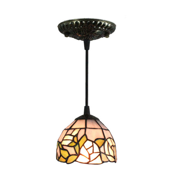 6inch European Pastoral Retro Style Pendant Light Colorful Flowers Pattern Shade Bedroom Living Room Dining Room Kitchen Lights - Image 9