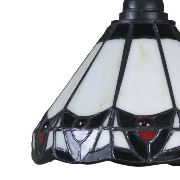 8inch European Pastoral Retro Style Pendant Light Colorful Pattern Glass Shade Bedroom Living Room Kitchen Light - Image 9