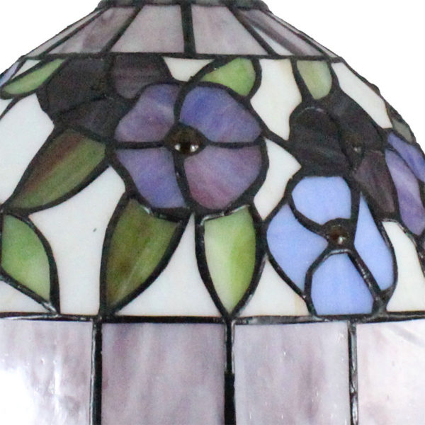 8inch European Pastoral Retro Style Pendant Light Colorful Small Flower Pattern Glass Shade Bedroom Living Room Kitchen Light - Image 4