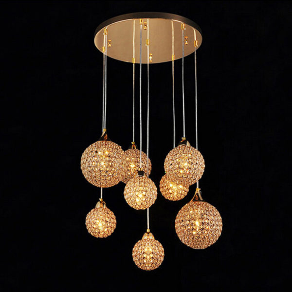 Golden Chandeliers with 8 Light Use for Living Room - Image 8
