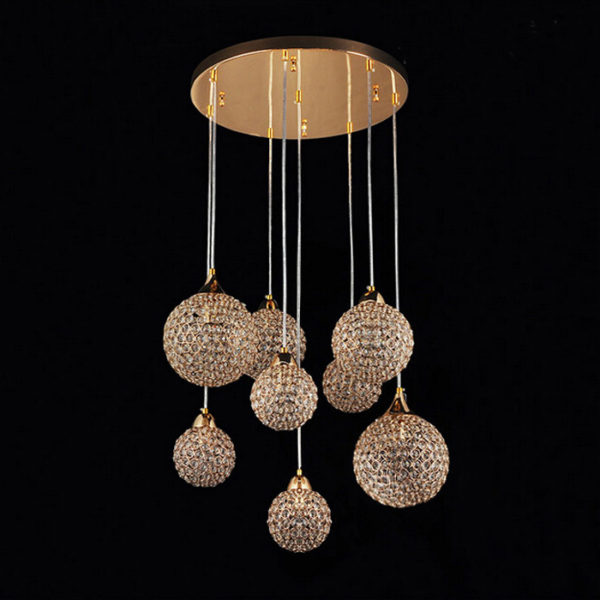 Golden Chandeliers with 8 Light Use for Living Room - Image 9