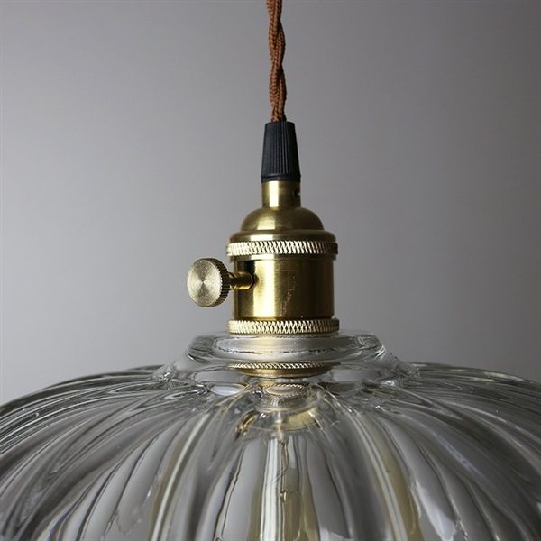 The Copper Cap Retro Old Shanghai Flower Glass Chandelier - Image 2